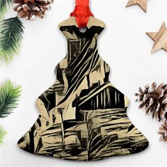 Ink Art Ornament (christmas Tree)  by NouveauDesign