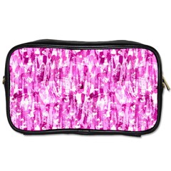 Pink Grunge Love Toiletries Bags by KirstenStar