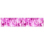 Pink Grunge Love Flano Scarf (Small) Front