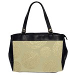 modern, gold,polka dots, metallic,elegant,chic,hand painted, beautiful,contemporary,deocrative,decor Office Handbags (2 Sides)  Front