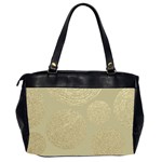 modern, gold,polka dots, metallic,elegant,chic,hand painted, beautiful,contemporary,deocrative,decor Office Handbags (2 Sides)  Back