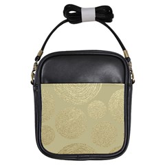 Modern, Gold,polka Dots, Metallic,elegant,chic,hand Painted, Beautiful,contemporary,deocrative,decor Girls Sling Bags