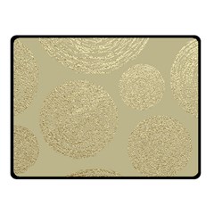 Modern, Gold,polka Dots, Metallic,elegant,chic,hand Painted, Beautiful,contemporary,deocrative,decor Fleece Blanket (small)