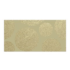 Modern, Gold,polka Dots, Metallic,elegant,chic,hand Painted, Beautiful,contemporary,deocrative,decor Satin Wrap