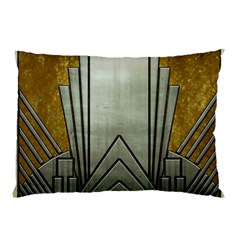 Art Nouveau Gold Silver Pillow Case by NouveauDesign