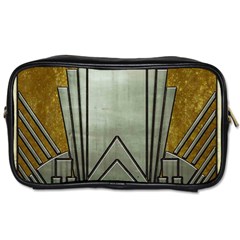 Art Nouveau Gold Silver Toiletries Bags by NouveauDesign