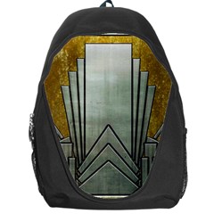 Art Nouveau Gold Silver Backpack Bag by NouveauDesign