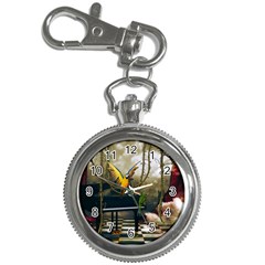 Funny Parrots In A Fantasy World Key Chain Watches by FantasyWorld7