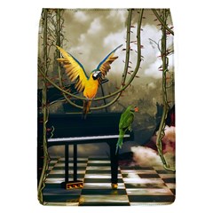 Funny Parrots In A Fantasy World Flap Covers (s)  by FantasyWorld7