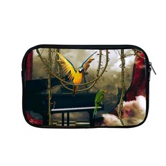 Funny Parrots In A Fantasy World Apple Macbook Pro 13  Zipper Case by FantasyWorld7