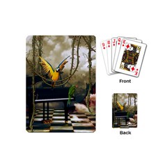 Funny Parrots In A Fantasy World Playing Cards (mini)  by FantasyWorld7