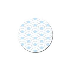 Blue,white,shell,pattern Golf Ball Marker (4 Pack) by NouveauDesign