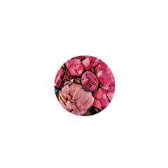 Beautiful Peonies 1  Mini Buttons by NouveauDesign