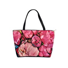 Beautiful Peonies Shoulder Handbags by NouveauDesign