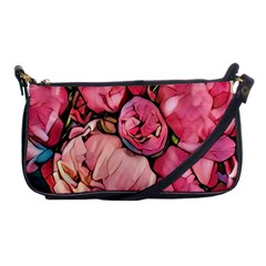 Beautiful Peonies Shoulder Clutch Bags by NouveauDesign