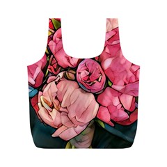 Beautiful Peonies Full Print Recycle Bags (m)  by NouveauDesign