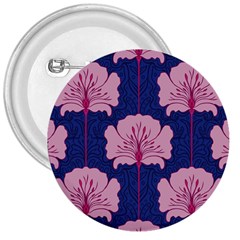 Beautiful Art Nouvea Floral Pattern 3  Buttons by NouveauDesign