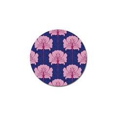 Beautiful Art Nouvea Floral Pattern Golf Ball Marker by NouveauDesign