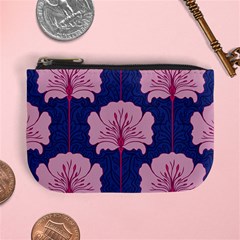 Beautiful Art Nouvea Floral Pattern Mini Coin Purses by NouveauDesign