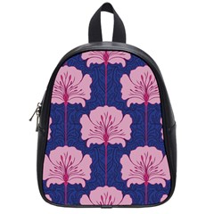 Beautiful Art Nouvea Floral Pattern School Bag (small) by NouveauDesign