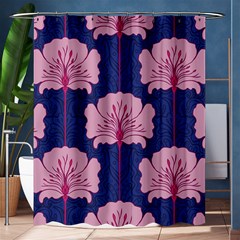 Beautiful Art Nouvea Floral Pattern Shower Curtain 60  X 72  (medium)  by NouveauDesign