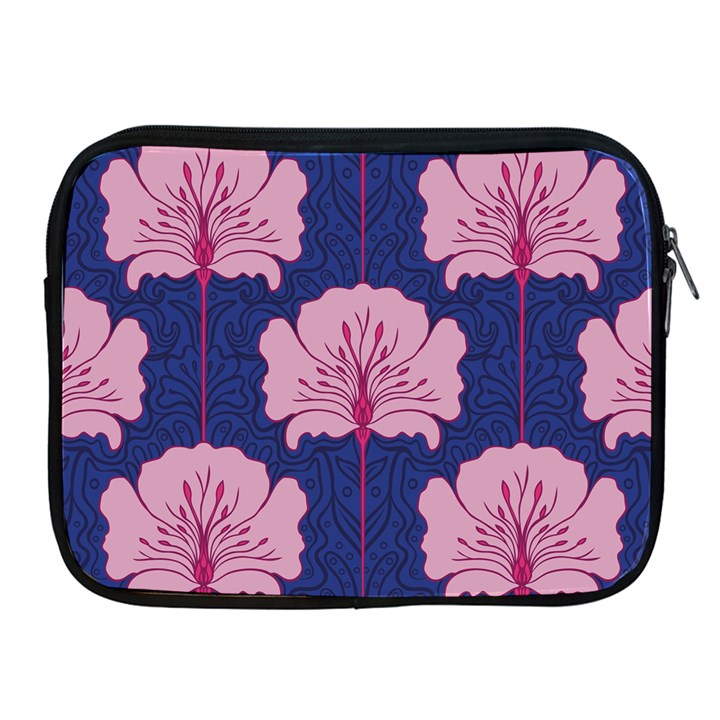 beautiful art nouvea floral pattern Apple iPad 2/3/4 Zipper Cases