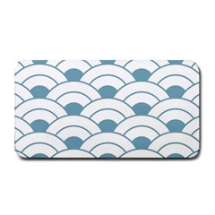 Art Deco Teal White Medium Bar Mats by NouveauDesign