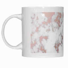 pure and beautiful white marple and rose gold, beautiful ,white marple, rose gold,elegnat,chic,modern,decorative, White Mugs