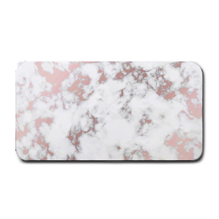 pure and beautiful white marple and rose gold, beautiful ,white marple, rose gold,elegnat,chic,modern,decorative, Medium Bar Mats