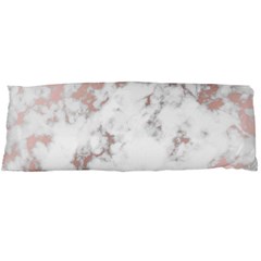 pure and beautiful white marple and rose gold, beautiful ,white marple, rose gold,elegnat,chic,modern,decorative, Body Pillow Case (Dakimakura)