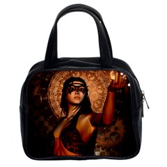 Wonderful Fantasy Women With Mask Classic Handbags (2 Sides) by FantasyWorld7