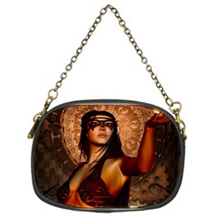 Wonderful Fantasy Women With Mask Chain Purses (one Side)  by FantasyWorld7