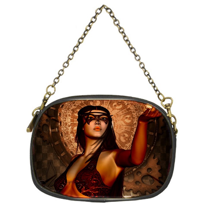 Wonderful Fantasy Women With Mask Chain Purses (One Side) 