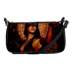 Wonderful Fantasy Women With Mask Shoulder Clutch Bags by FantasyWorld7