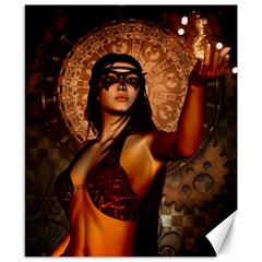 Wonderful Fantasy Women With Mask Canvas 8  X 10  by FantasyWorld7