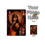 Wonderful Fantasy Women With Mask Playing Cards 54 (Mini)  Front - Diamond4