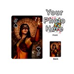 Wonderful Fantasy Women With Mask Playing Cards 54 (Mini)  Front - SpadeJ