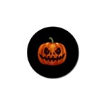 Halloween pumpkin Golf Ball Marker Front