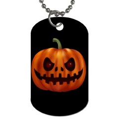 Halloween pumpkin Dog Tag (Two Sides)