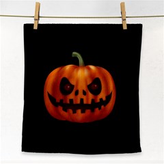 Halloween pumpkin Face Towel