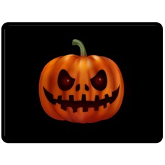 Halloween pumpkin Fleece Blanket (Large) 