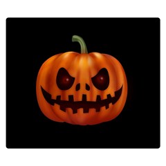 Halloween pumpkin Double Sided Flano Blanket (Small) 