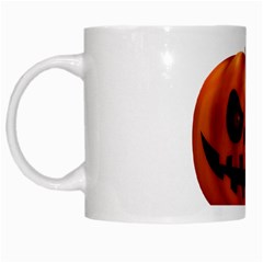 Halloween Pumpkin White Mugs by Valentinaart