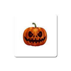 Halloween Pumpkin Square Magnet by Valentinaart