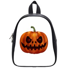 Halloween Pumpkin School Bag (small) by Valentinaart