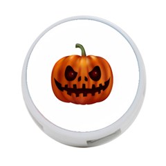 Halloween Pumpkin 4-port Usb Hub (two Sides)  by Valentinaart