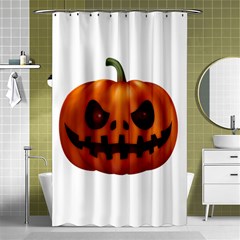 Halloween Pumpkin Shower Curtain 48  X 72  (small)  by Valentinaart