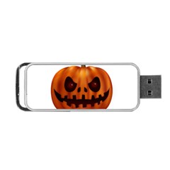 Halloween Pumpkin Portable Usb Flash (one Side) by Valentinaart