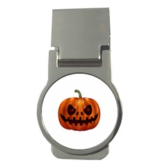 Halloween Pumpkin Money Clips (round)  by Valentinaart