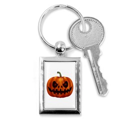 Halloween Pumpkin Key Chains (rectangle)  by Valentinaart